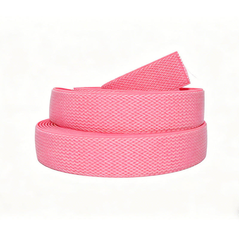 Custom Anti-Slip Latex Yoga Resistance Band, Printed Elastic Hip Exercise Band for Fitness Glute Training