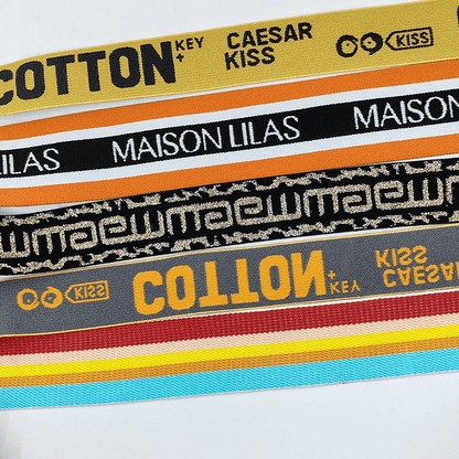 Custom Jacquard Elastic Band, Printed Polyester High Stretch Elastic Webbing, Logo Custom Elastic Strap For Garment, Underwear, Bag`