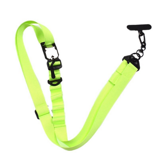 Custom Adjustable Phone Crossbody Lanyard, Detachable Buckle Wrist Strap with Universal Patch