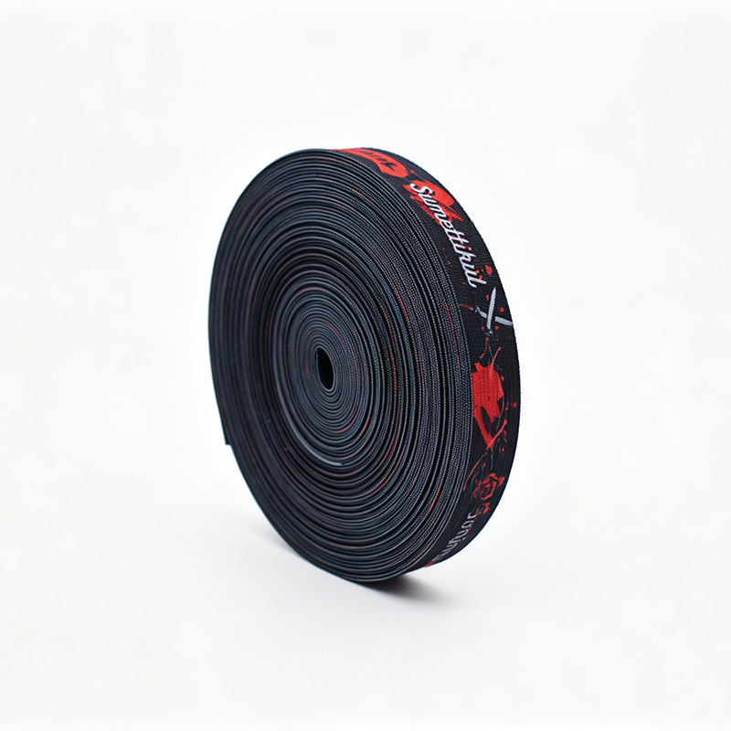 Custom Sublimation Printed Ribbon, Logo Heat Transfer Satin Ribbon for Gift Packaging Garment
