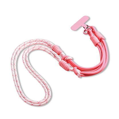 Custom Color Braided Phone Lanyard Woven Strap Crossbody Mobile Phone Wrist Strap for Key Bag