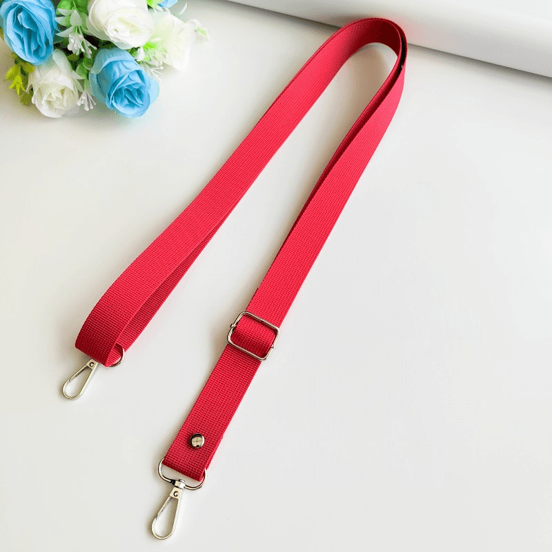 Custom Solid Color Adjustable Bag Strap, Replacement Crossbody Purse Shoulder Strap for Handbag & Backpack