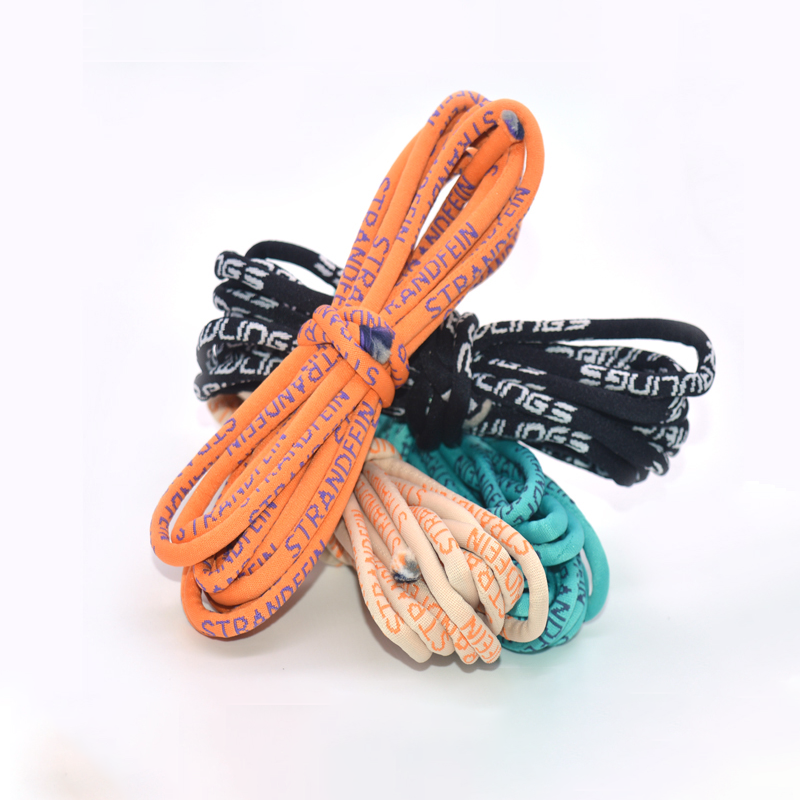 Custom Jacquard Drawstring Rope, Printed Logo Round Cord for Hoodie, Backpack, Pet Leash, Garment Accessories OEM ODM