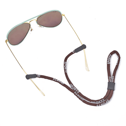 Custom Adjustable Eyeglass Strap, Non-Slip Polyester Sports Glasses Lanyard with Inner Buckle