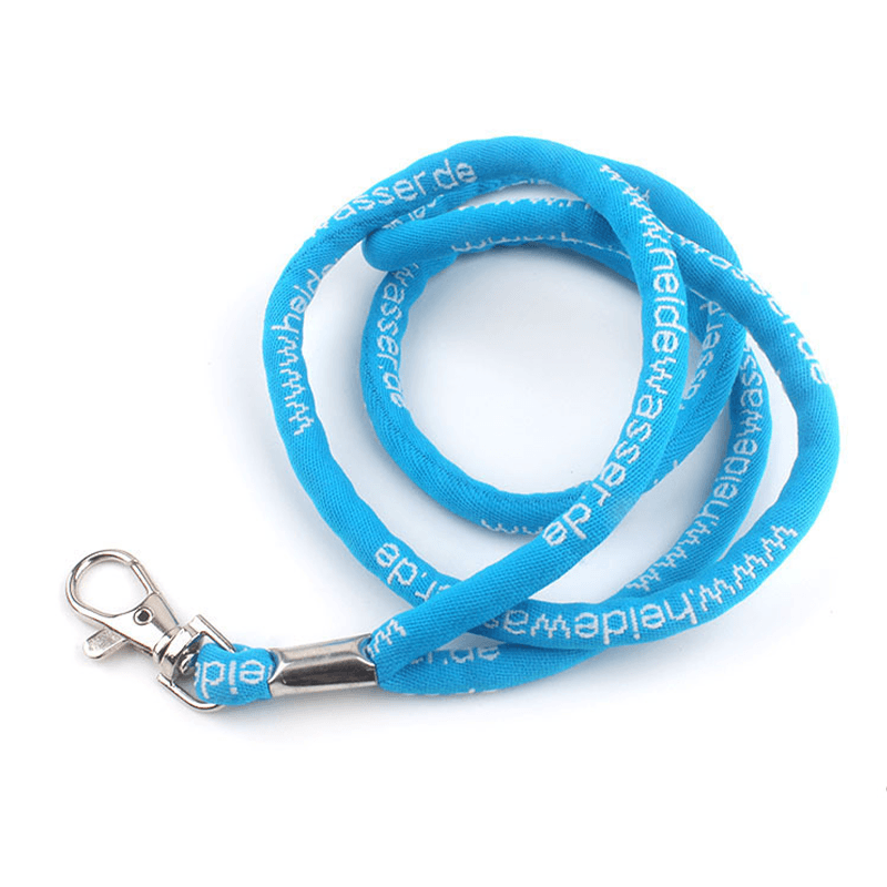 Custom Jacquard Logo Lanyard | Woven Pattern Neck Strap for ID Badge, Phone & Exhibition Events