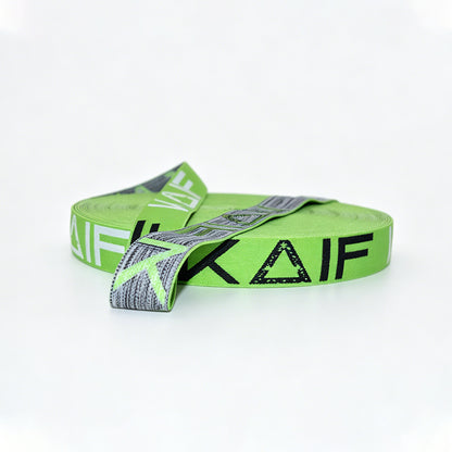 Custom Nylon Computer Jacquard Woven Logo Elastic Webbing Strap