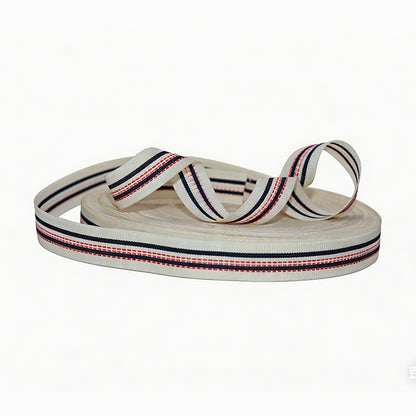 Jacquard Colorful Polyester Webbing Strap Custom Printed Webbing For Bag Lanyard Handle