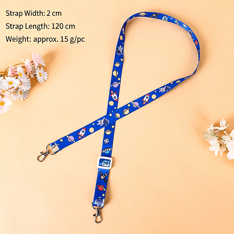 Custom Cute Printed Shoulder Strap, Replacement Lanyard for Water Bottle Bag & Phone Case