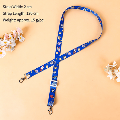 Custom Cute Printed Shoulder Strap, Replacement Lanyard for Water Bottle Bag & Phone Case