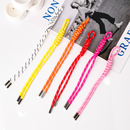 Custom Color Braided Tassel Keychain Lanyard, Decorative Bag Pendant Woven Tassel Accessory