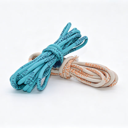 Custom Jacquard Drawstring Rope, Printed Logo Round Cord for Hoodie, Backpack, Pet Leash, Garment Accessories OEM ODM