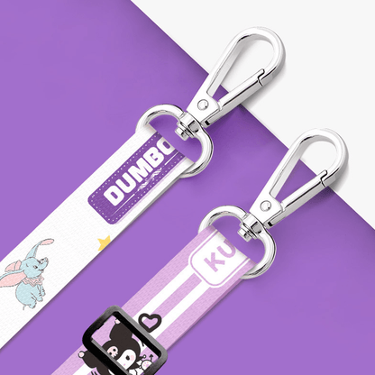 Custom Sublimation Printed Crossbody Phone Lanyard, Adjustable Neck Strap with Metal Clasp for Phone Case & Keys