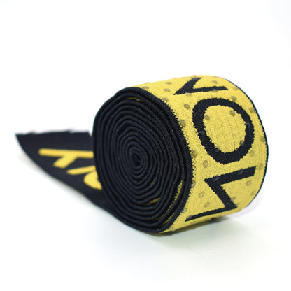 Custom Anti-Slip Silicone Dot Elastic Band, Screen Printed Logo Elastic Webbing for Underwear Sportswear