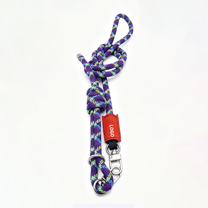Custom Braided Core Cord Lanyard, Adjustable Crossbody Phone Strap