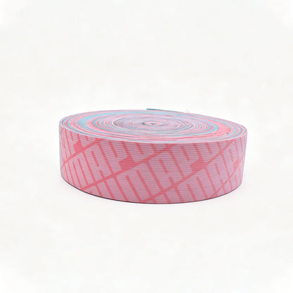 Custom Sublimation Printed Ribbon, Logo Heat Transfer Satin Ribbon for Gift Packaging Garment