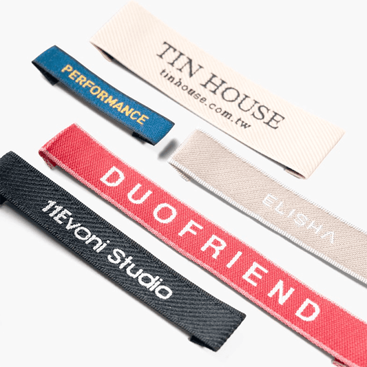 Custom Company Logo Woven Labels | Brand Garment Neck Woven Tags