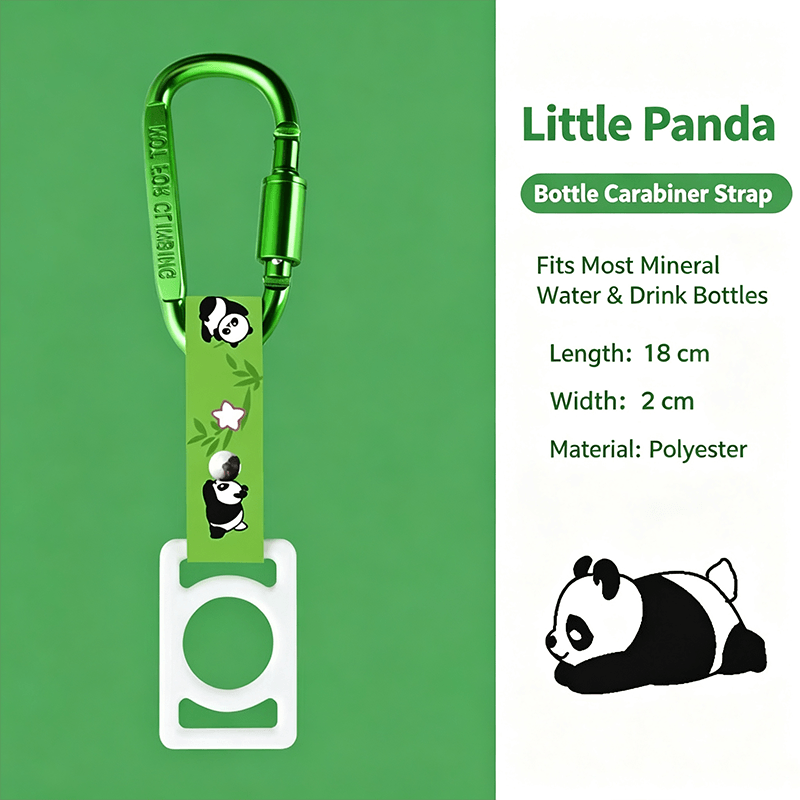 Custom Sublimation Water Bottle Lanyard with Carabiner & Silicone Loop, Portable Drink Bottle Holder Hook