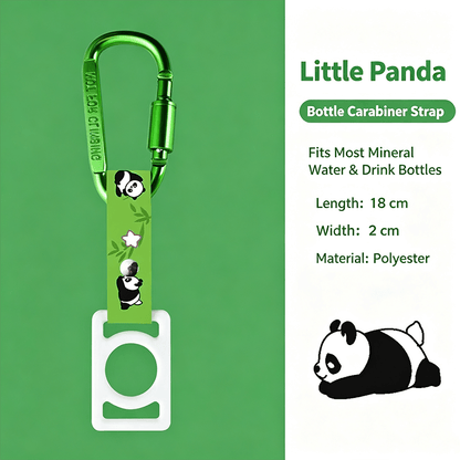 Custom Sublimation Water Bottle Lanyard with Carabiner & Silicone Loop, Portable Drink Bottle Holder Hook