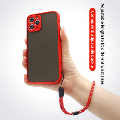 Adjustable Short Wrist Lanyard Polyester Phone Strap For Key UPU Case Charm