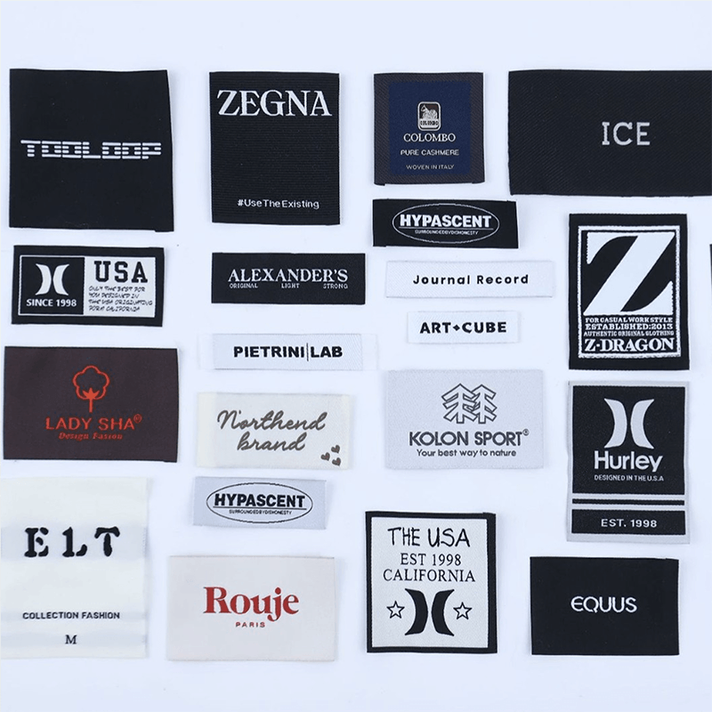 Custom Woven Labels | Garment Brand Woven Neck Tags & Care Labels