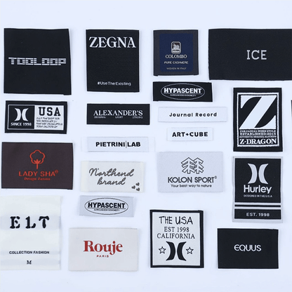 Custom Woven Labels | Garment Brand Woven Neck Tags & Care Labels