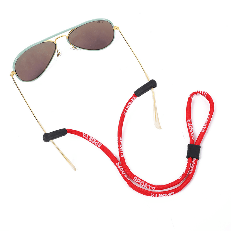 Custom Adjustable Eyeglass Strap, Non-Slip Polyester Sports Glasses Lanyard with Inner Buckle