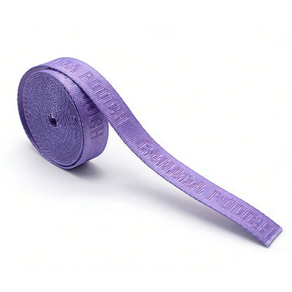 Concave Jacquard Woven Webbing, Custom Embossed Logo Fabric