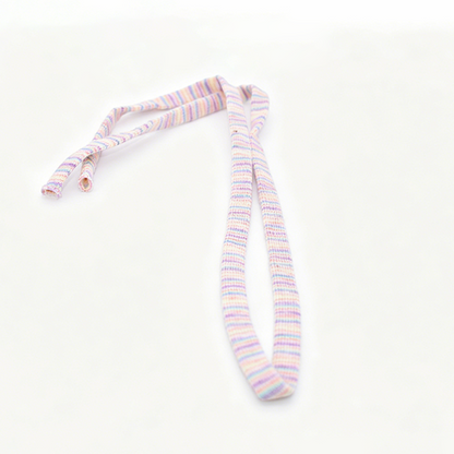 Custom Hollow Knitted Drawstring Cord, Polyester Tubular Knit Rope for Hoodie Garment OEM