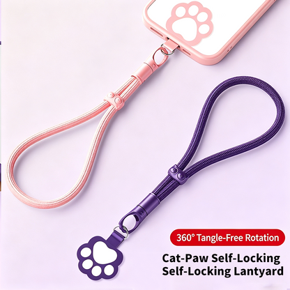 Custom Adjustable Phone Wrist Strap | Self-locking Anti-drop Short Lanyard with Phone Patch