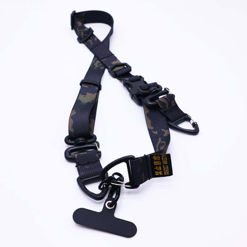 Custom Adjustable Outdoor Tactical Phone Crossbody Lanyard, Heavy Duty Anti-Lost Camera Strap with Quick Release Buckle