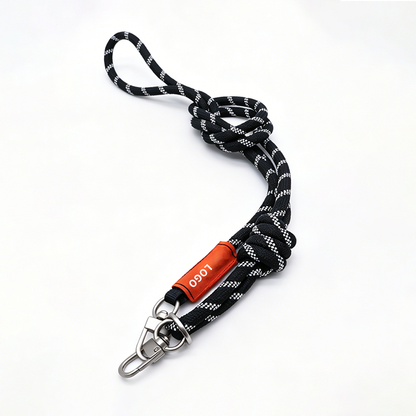 Custom Braided Core Cord Lanyard, Adjustable Crossbody Phone Strap
