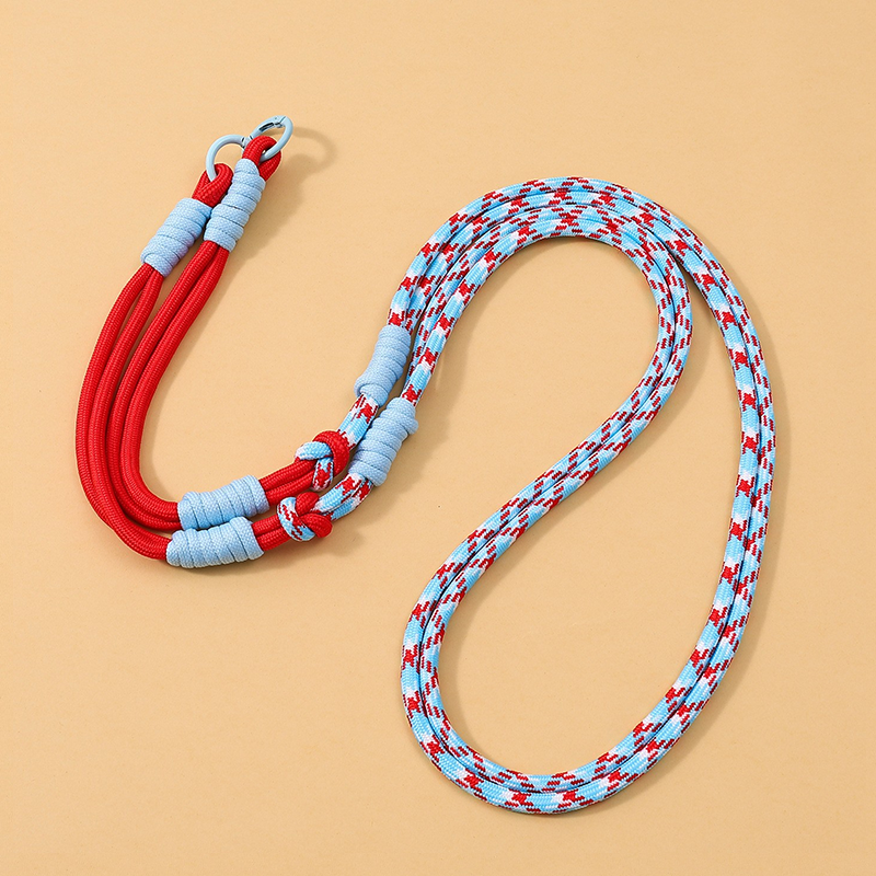Custom Color Block Braided Phone Crossbody Strap, Adjustable Patchwork Phone Lanyard for Cell Phone Case Decor