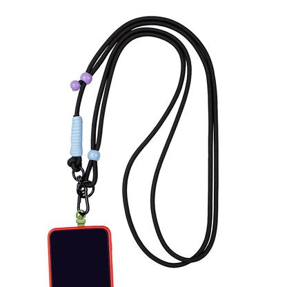 Custom Dopamine Beaded Phone Lanyard, Adjustable Crossbody Strap, Universal Detachable Cell Phone Wrist Strap for Case