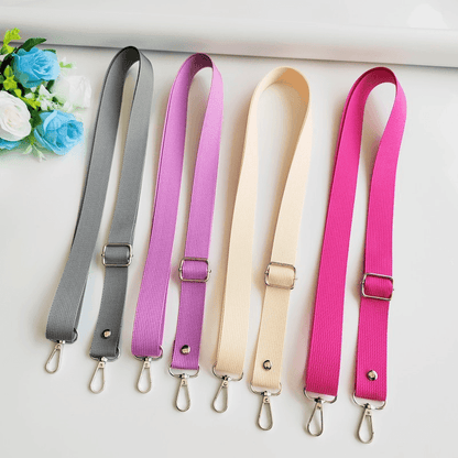 Custom Solid Color Adjustable Bag Strap, Replacement Crossbody Purse Shoulder Strap for Handbag & Backpack
