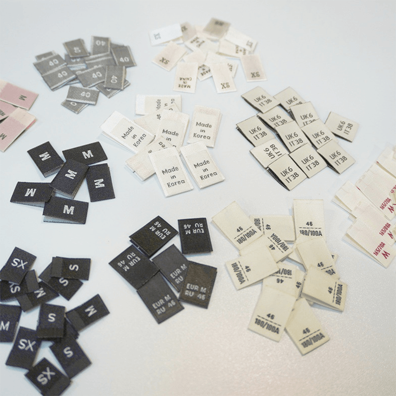 Custom Company Logo Woven Labels | Brand Garment Neck Woven Tags