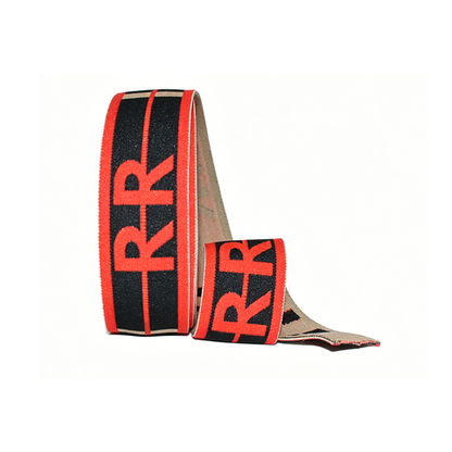 Custom Printed Jacquard Polyester High‑Elastic Woven Elastic Webbing Strap