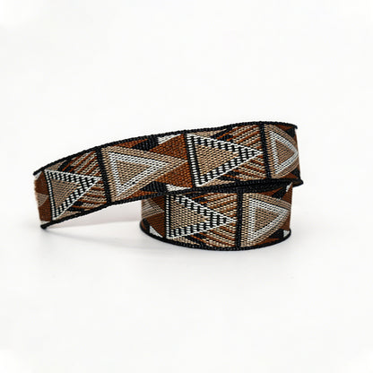 Jacquard Colorful Polyester Webbing Strap Custom Printed Webbing For Bag Lanyard Handle