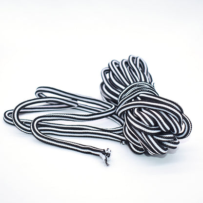 Custom Knitted Round Drawstring Cord, Polyester Knit Rope for Hoodie Garment Bag Accessories OEM