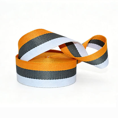 Custom Jacquard Polyester Webbing Strap, Personalized Printed Logo Colorful Ribbon For Accessories