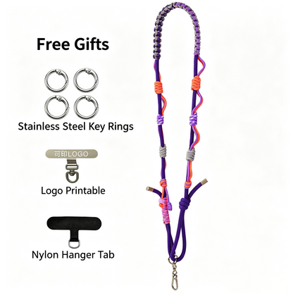 Multifunctional Outdoor Crossbody Lanyard, Adjustable Anti-Lost Strap for Phone & Camera