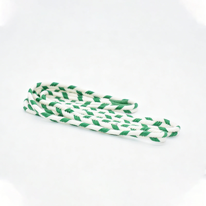 Custom 3-Strand Twisted Cotton Hemp Rope, Multi Color Braided Flat Twine Cord for Bag Decoration