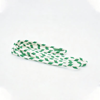Custom 3-Strand Twisted Cotton Hemp Rope, Multi Color Braided Flat Twine Cord for Bag Decoration